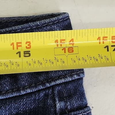 Pendleton Jeans Women's 12 Straight Leg Blue Denim Mid Rise - Thumbnail 2