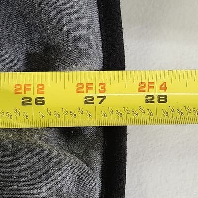 Rugged Wear Men's Large Long Sleeve Gray Pockets Full Zip Fleece Lined - Thumbnail 3