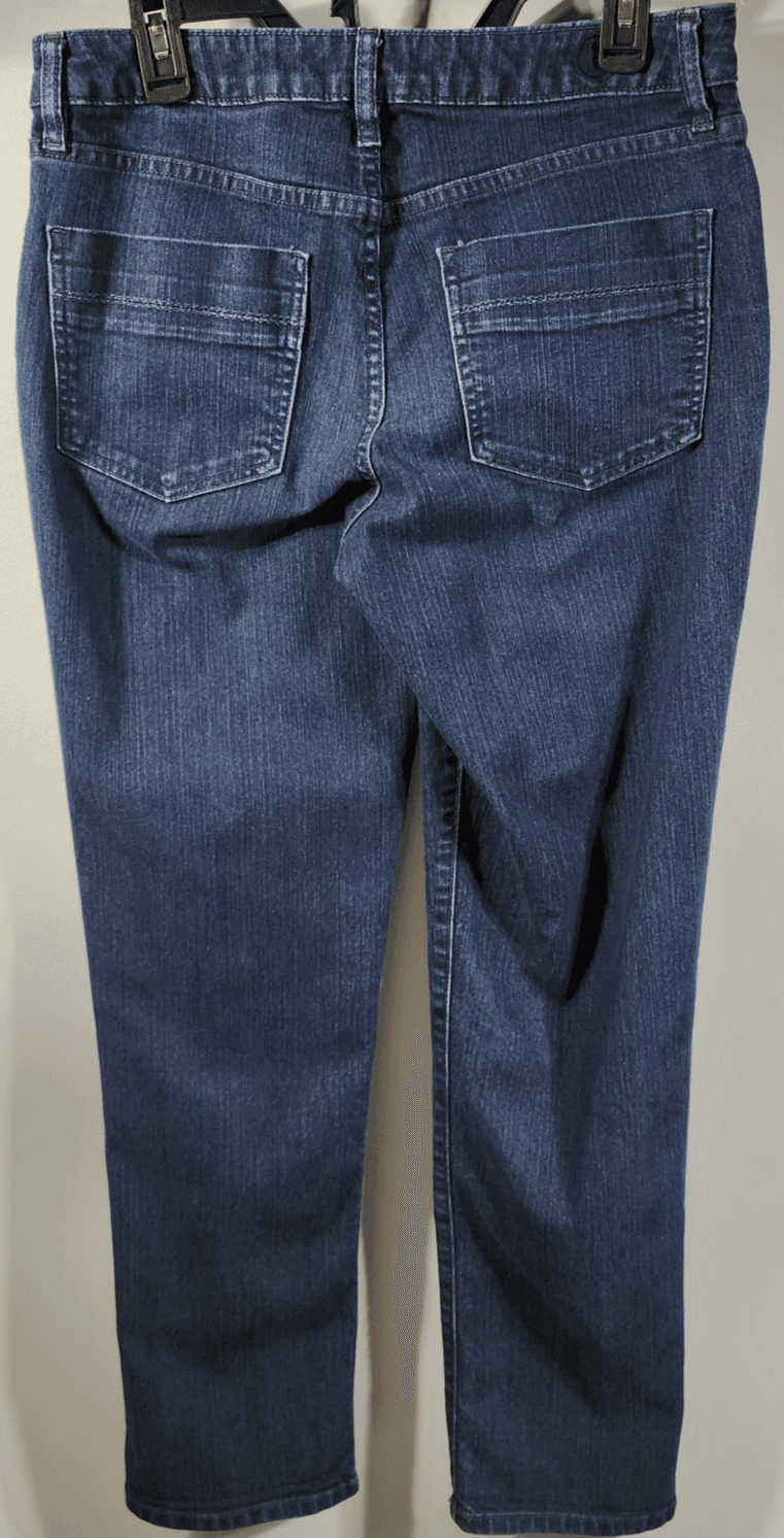 Pendleton Jeans Women's 12 Straight Leg Blue Denim Mid Rise - Thumbnail 6