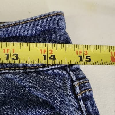 Ashley Mason Jeans Womens Size 13 Blue Denim High Rise Pants - Thumbnail 2