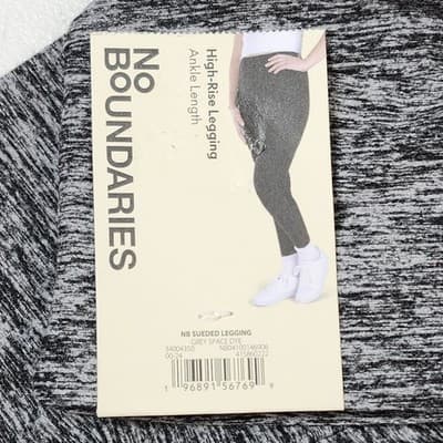 Womens Sueded No Boundaries High Rise Ankle Legging Pants Size XS NEW - Thumbnail 8