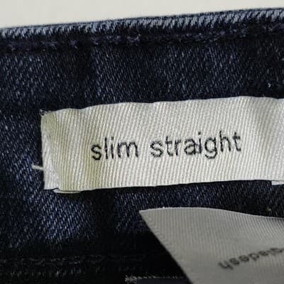 Social Standard Women's Jeans Size 4 Slim Straight Blue Denim Pants - Thumbnail 8