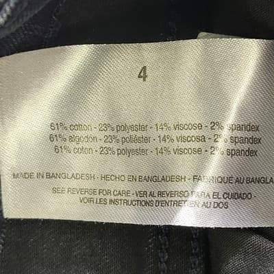 Social Standard Women's Jeans Size 4 Slim Straight Blue Denim Pants - Thumbnail 10