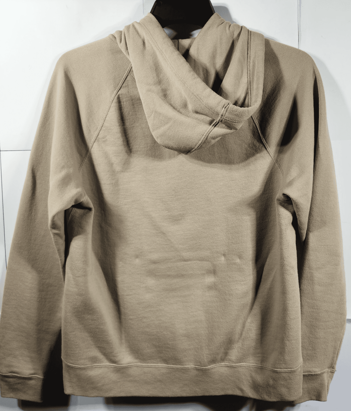 Champion Full Zip Hoodie Men's M Beige Hooded Sweatshirt Long Sleeve - Thumbnail 6