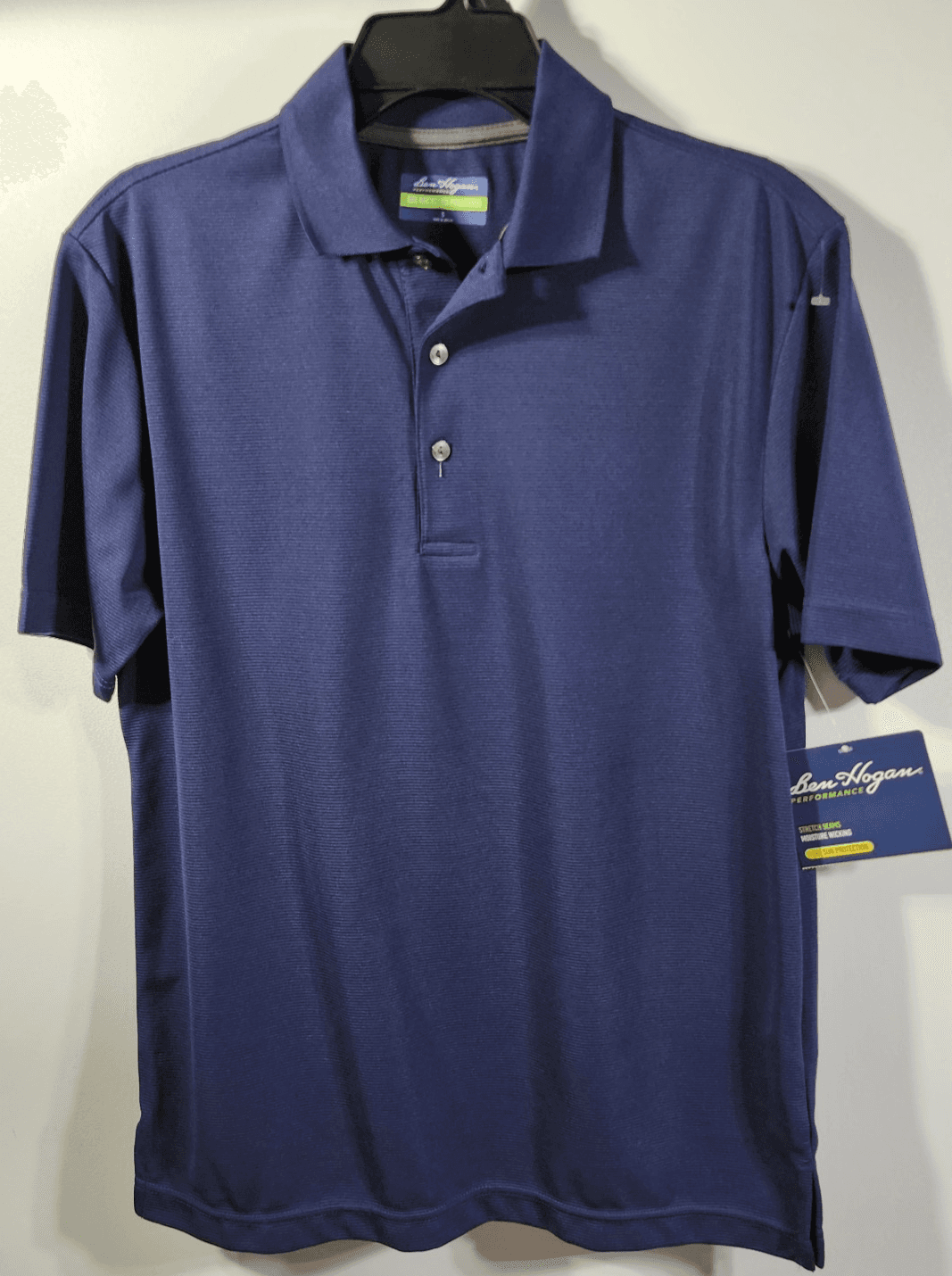 Ben Hogan Men's S Performance Polo Shirt Moisture Wicking Sun Protection NEW - Thumbnail 5