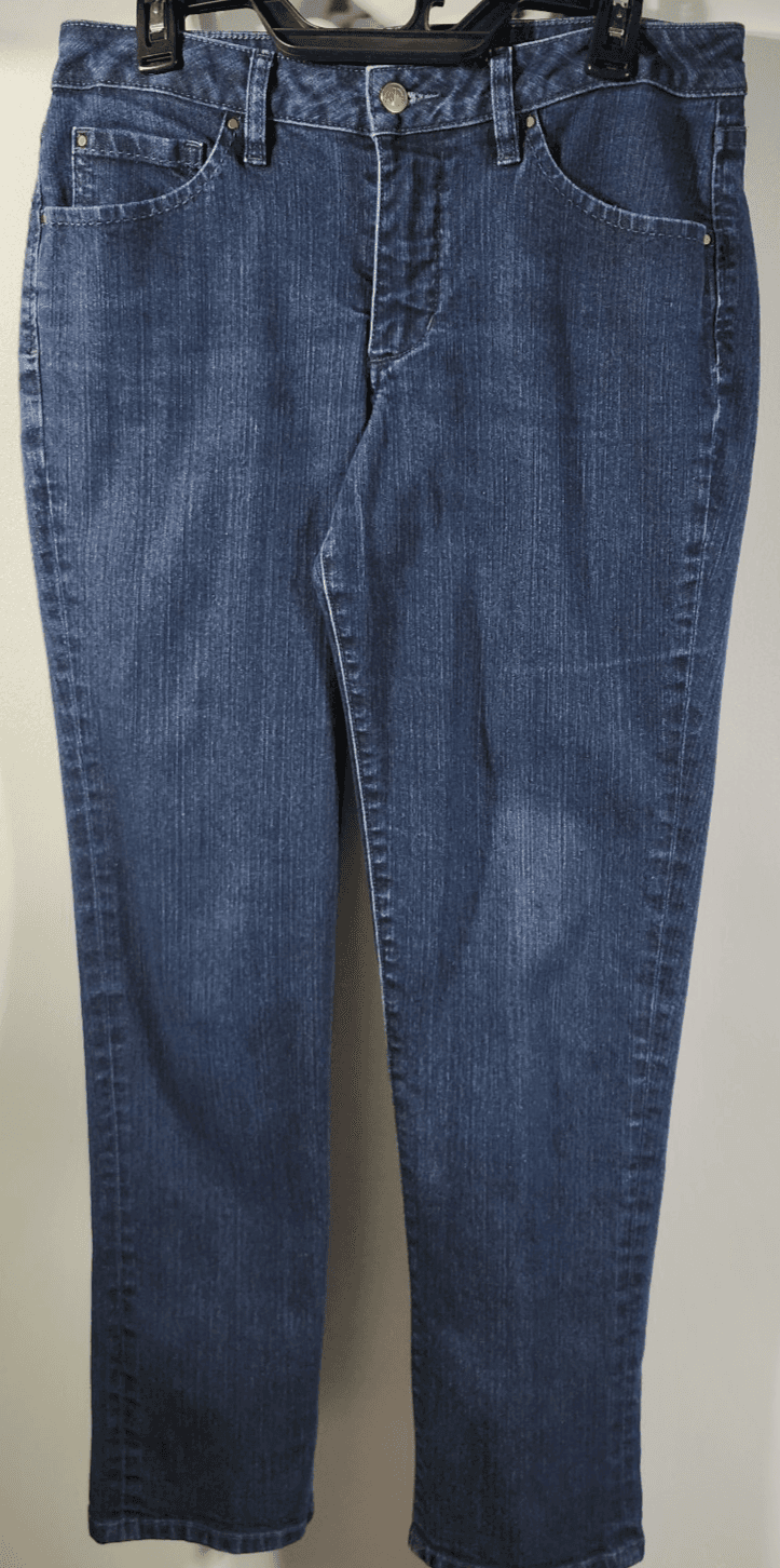 Pendleton Jeans Women's 12 Straight Leg Blue Denim Mid Rise - Thumbnail 5