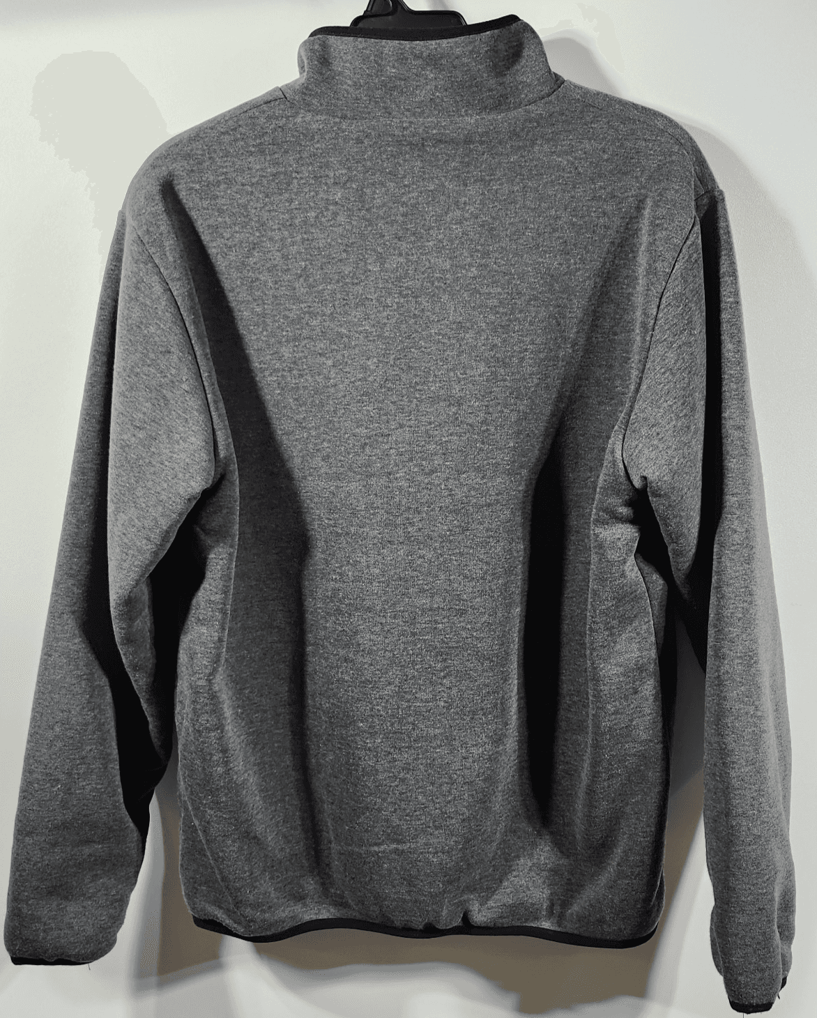 Rugged Wear Men's Large Long Sleeve Gray Pockets Full Zip Fleece Lined - Thumbnail 4