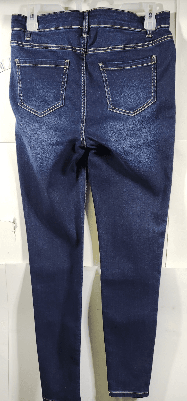 Time & Tru Women's S Maternity Jeans Skinny Blue Denim Stretch Pants NEW - Thumbnail 4