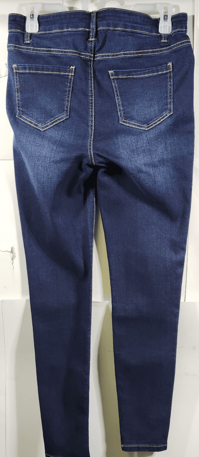 Time & Tru Women's S Maternity Jeans Skinny Blue Denim Stretch Pants NEW - Thumbnail 6