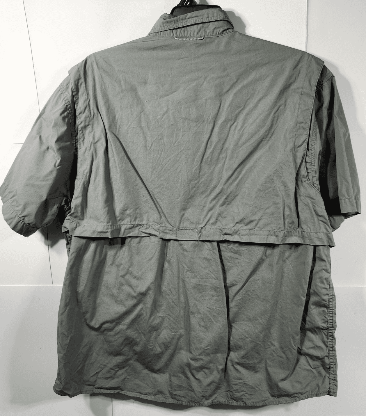 Mens Eddie Bauer Size XL Shirt Scout Troop 59 Leader Green Outdoor Short Sleeve - Thumbnail 4