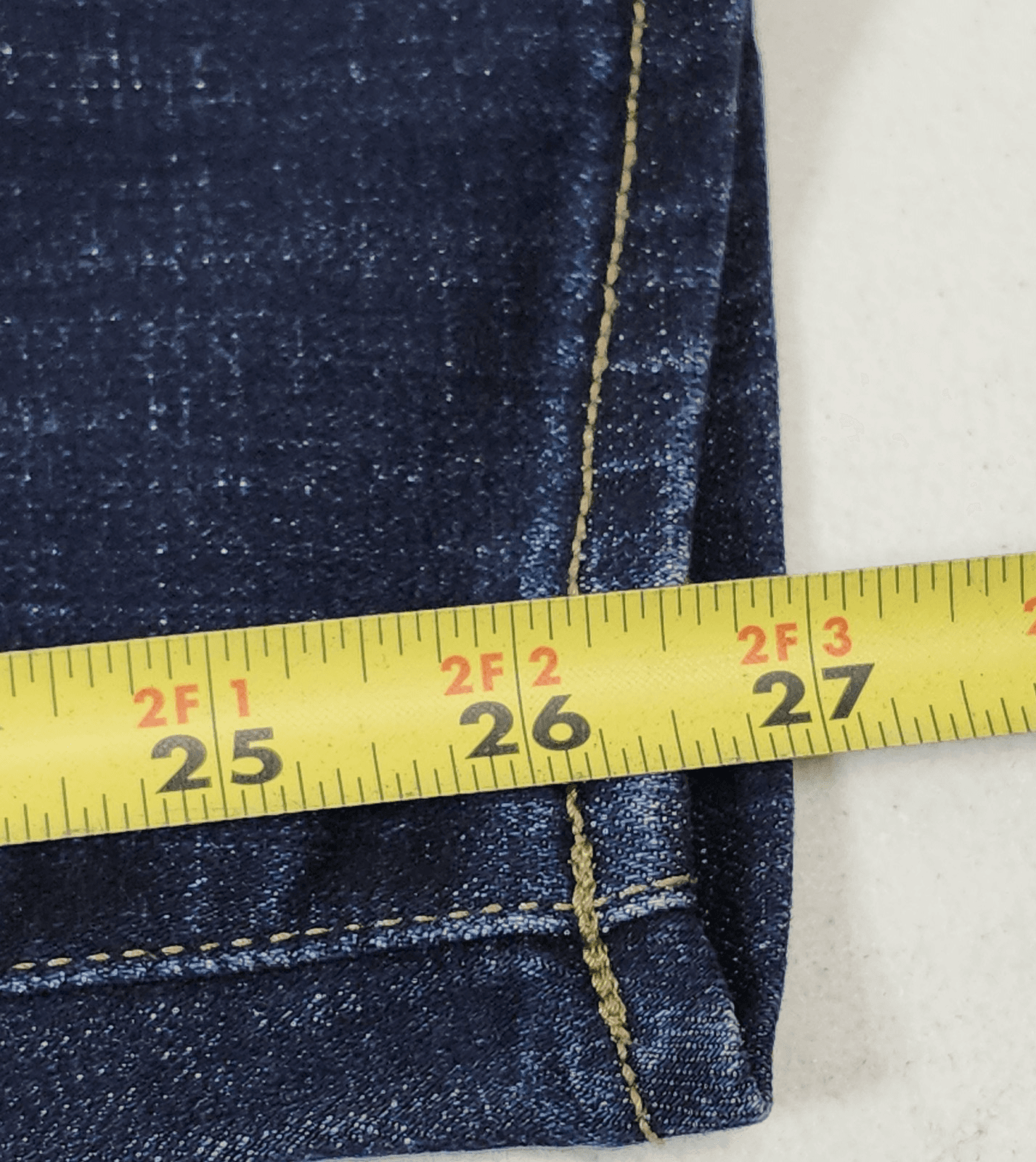 Lucky Brand Jean Size 00/24 Ava Skinny Mid Rise Women’s Blue Denim Pants Zip Fly - Thumbnail 3