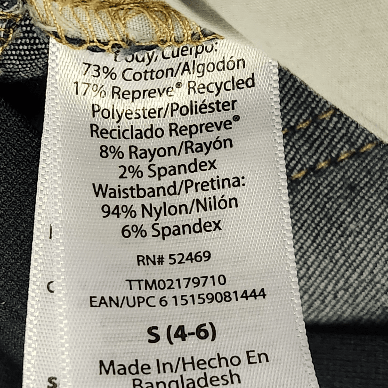 Time & Tru Women's S Maternity Jeans Skinny Blue Denim Stretch Pants NEW - Thumbnail 9