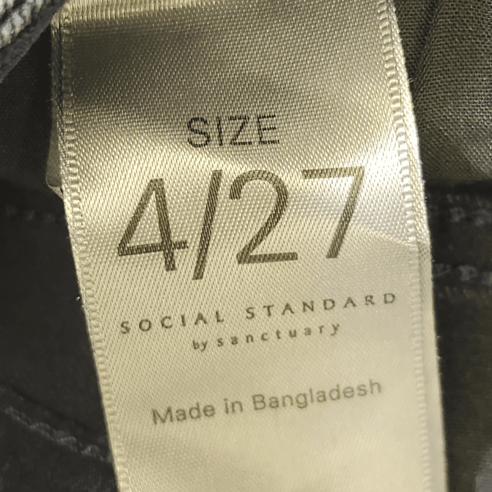 Social Standard Women's Jeans Size 4 Slim Straight Blue Denim Pants - Thumbnail 9