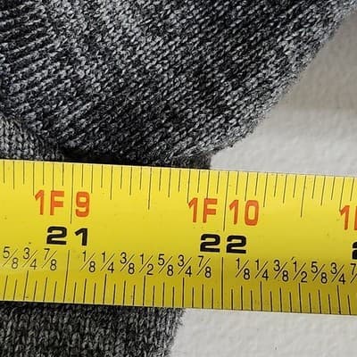Wicked Stitch Men's L Full Zip Sweatshirt Gray Long Sleeve With Pockets - Thumbnail 2