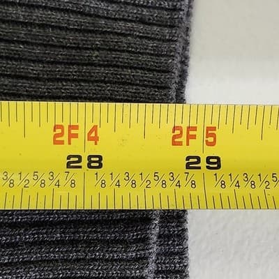 Harry Potter Gryffindor V-Neck Sweater L Gray Red Yellow Trim Wizarding World - Thumbnail 3