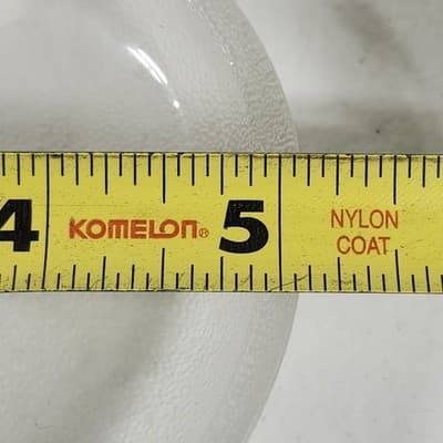 Vintage Frosted Snowman Frosted Glass Serving Tray 8” X 5” Snack Dish - Thumbnail 3