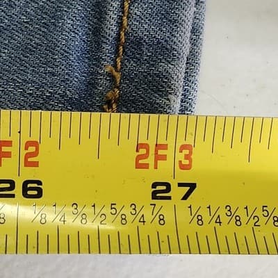 Time & Tru Women's XL Maternity Jeans Straight Leg Blue Denim Stretch Pants NEW - Thumbnail 3