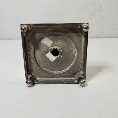 Woodwick Candle Holder Candle Stand Silver Black 12" Home Decor Accent - Thumbnail 6