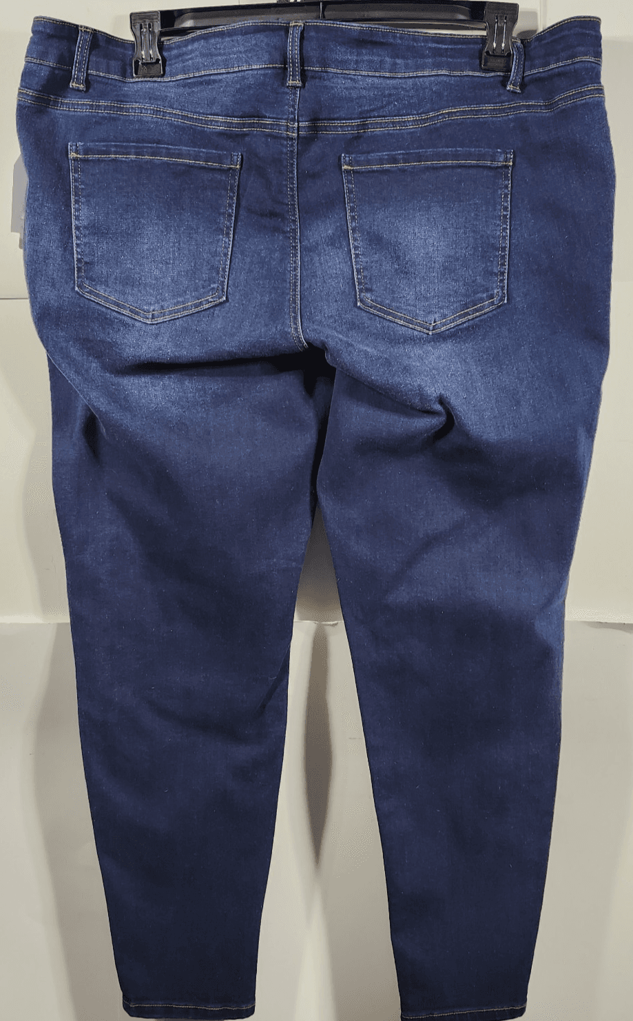 Time & Tru Women's XXL Maternity Jeans Skinny Blue Denim Stretch Pants NEW - Thumbnail 6