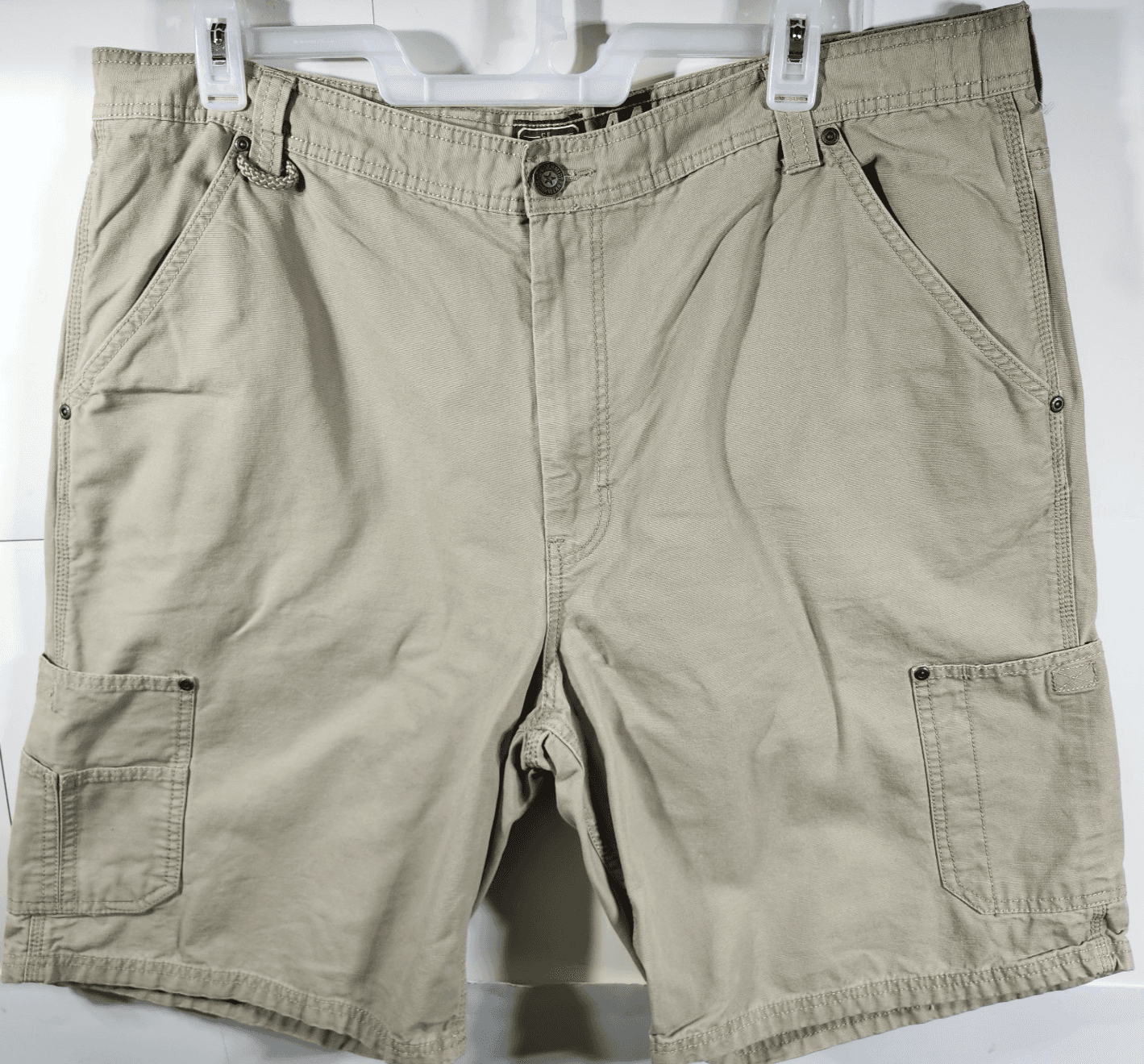 C.E. Schmidt Workwear Shorts Men's 44 Carpenter Cargo Gorpcore Utility Beige - Thumbnail 5