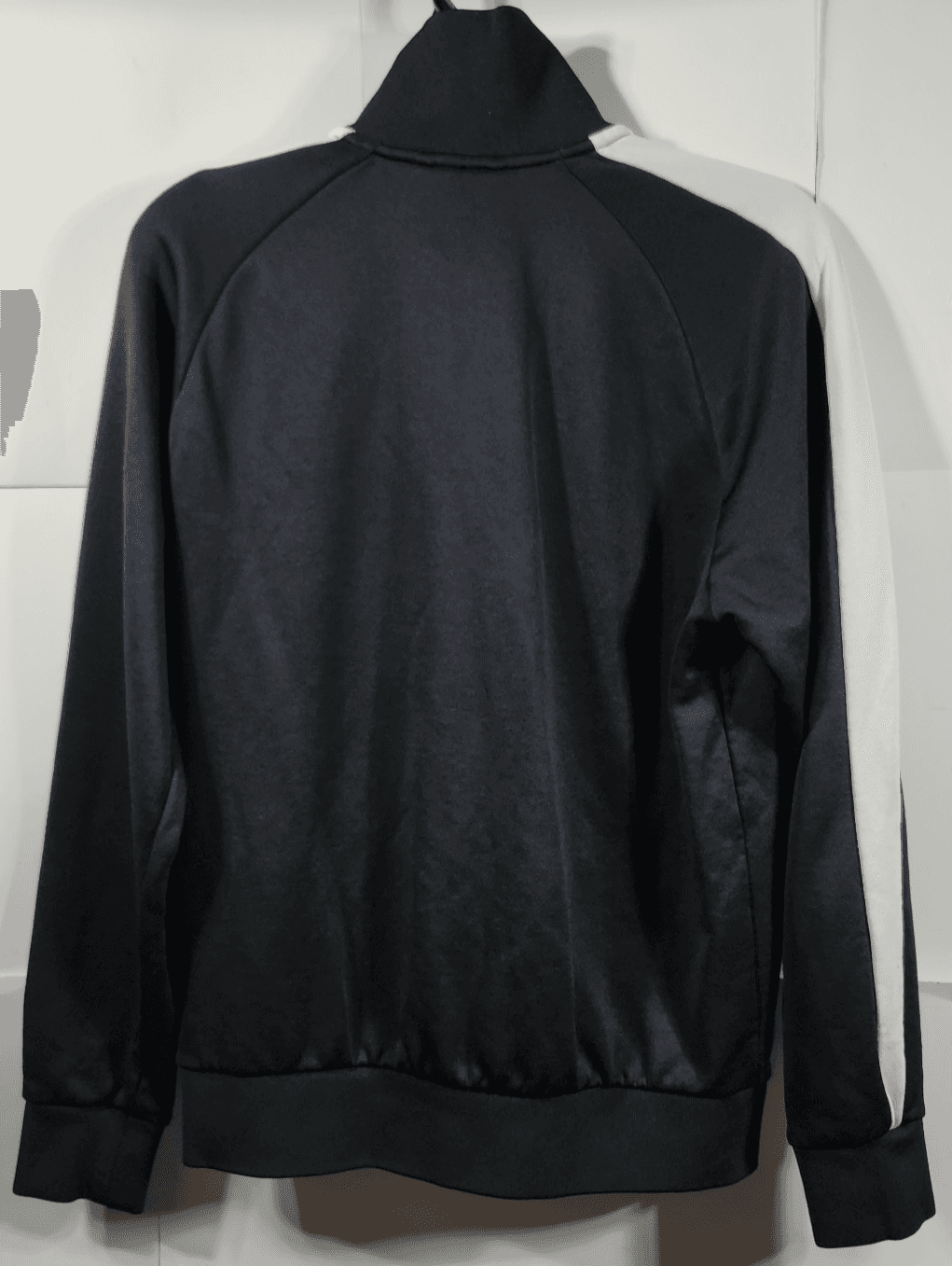 PUMA Mens Small Track Jacket Black White Full Zip Long Sleeve With Pockets - Thumbnail 4