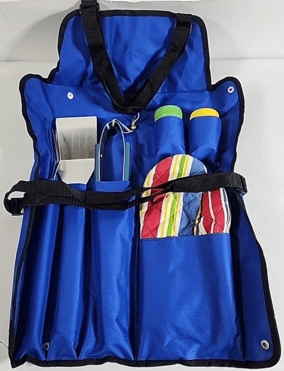 6-Piece Grill Tool Set with Carrying Case BBQ Outdoor Cooking - Thumbnail 7