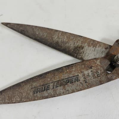 Vintage True Temper Hand Grass Trimmer Shears Lawn Hedge Clippers 6" Blade - Thumbnail 3