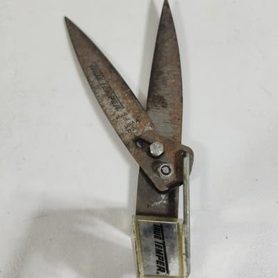 Vintage True Temper Hand Grass Trimmer Shears Lawn Hedge Clippers 6" Blade - Thumbnail 2