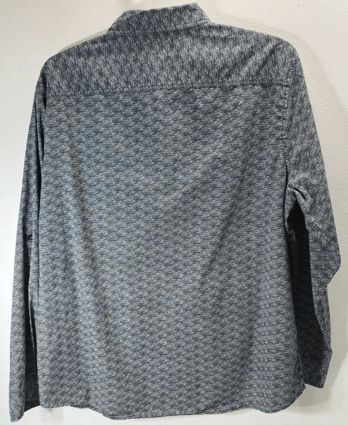 Marc Ecko Men's Size 2X Button Up Shirt Gray Long Sleeve - Thumbnail 4