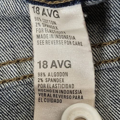 Faded Glory Jeans Womens Size 18 Average Fit Blue Denim Pants - Thumbnail 8