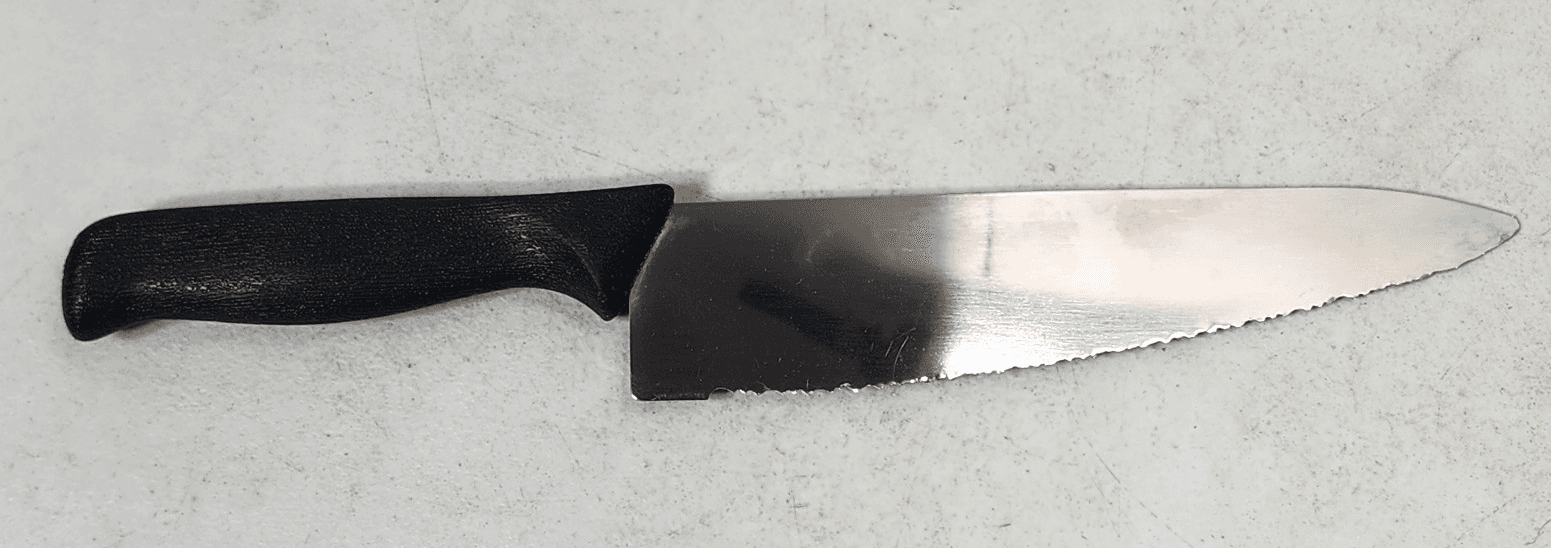 Vintage Serrated Kitchen Knife Surgical Stainless Steel Blade USA 13" - Thumbnail 6