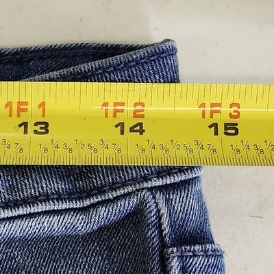 Old Navy Wow Flare Jeans Women's 6 Blue Denim High Rise Stretch - Thumbnail 2