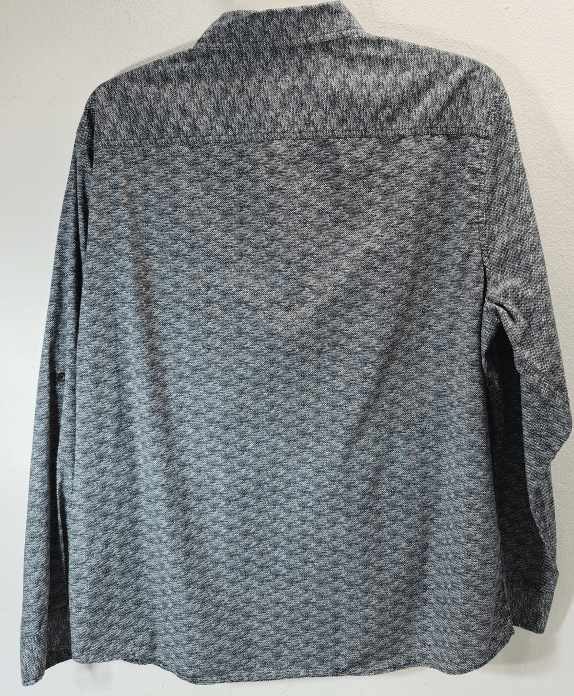 Marc Ecko Men's Size 2X Button Up Shirt Gray Long Sleeve - Thumbnail 6