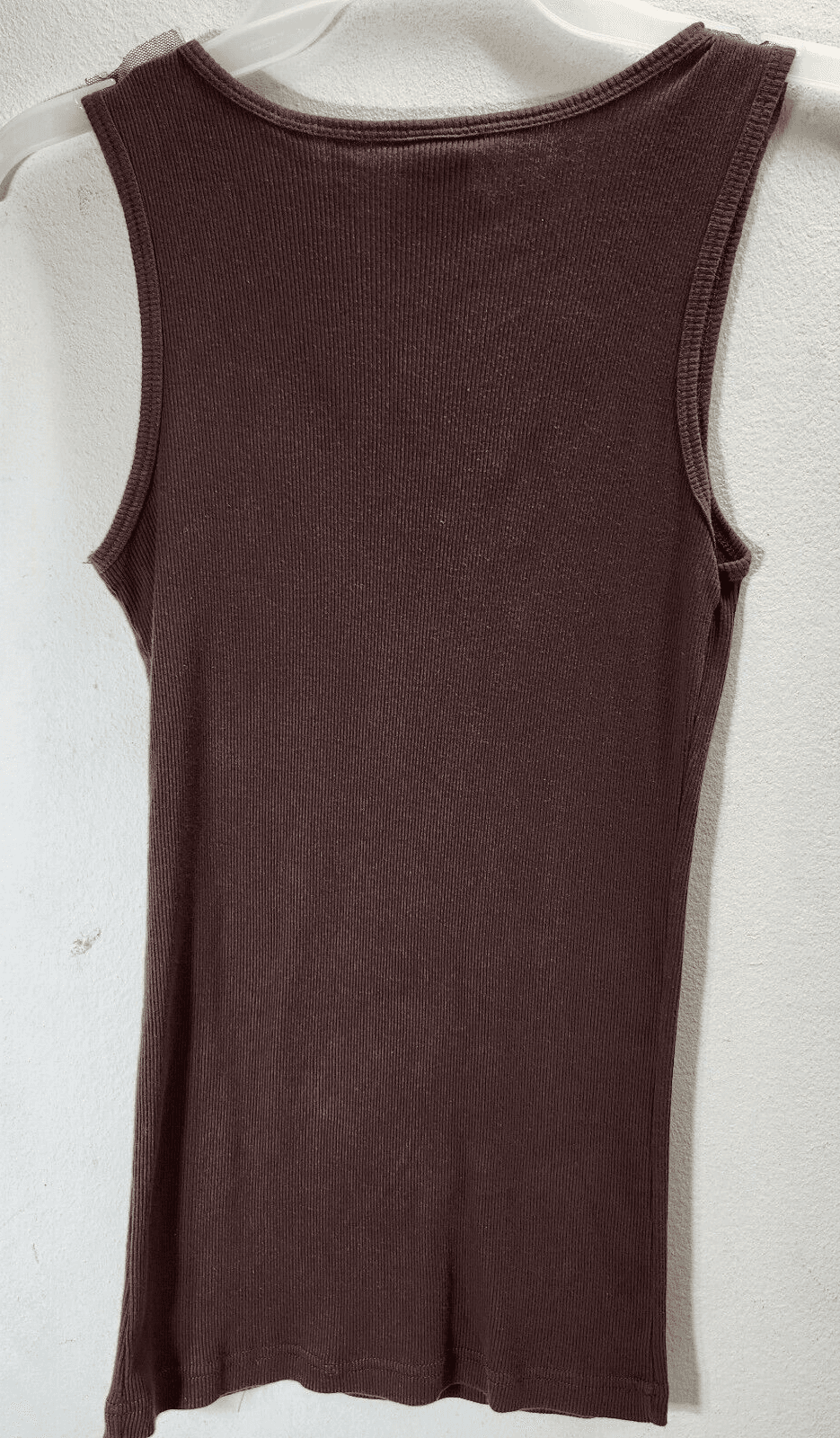 Vintage Teenie Weenie Shirt Size Medium Brown Sequin Lace Tank Top Y2K - Thumbnail 6