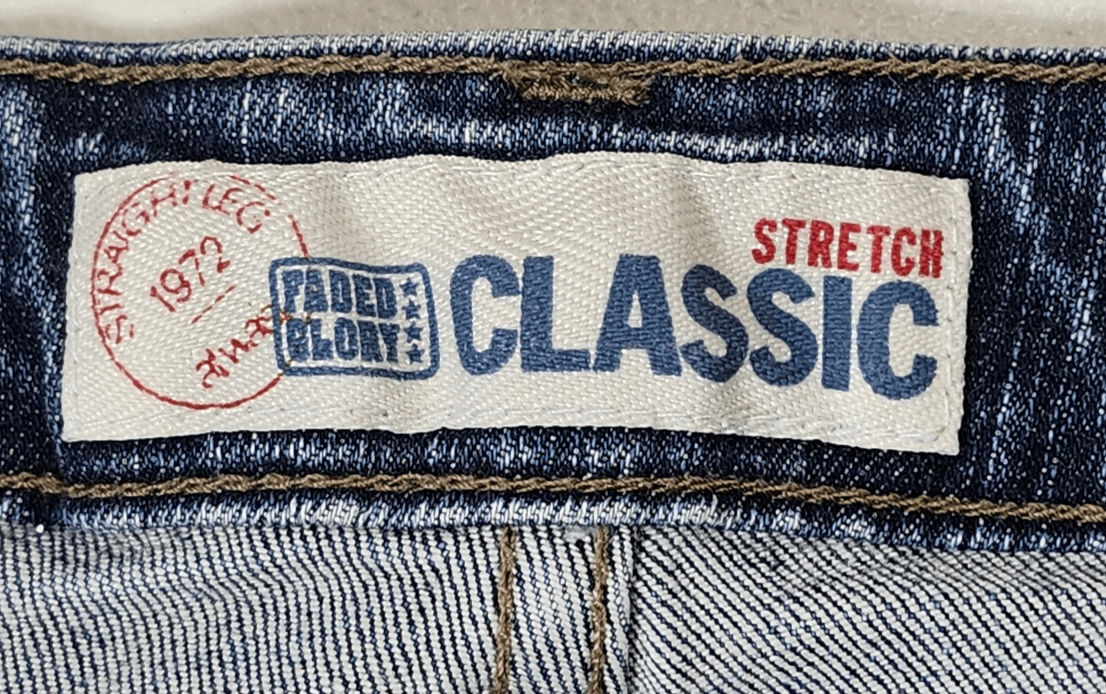 Faded Glory Jeans Womens Size 18 Average Fit Blue Denim Pants - Thumbnail 7