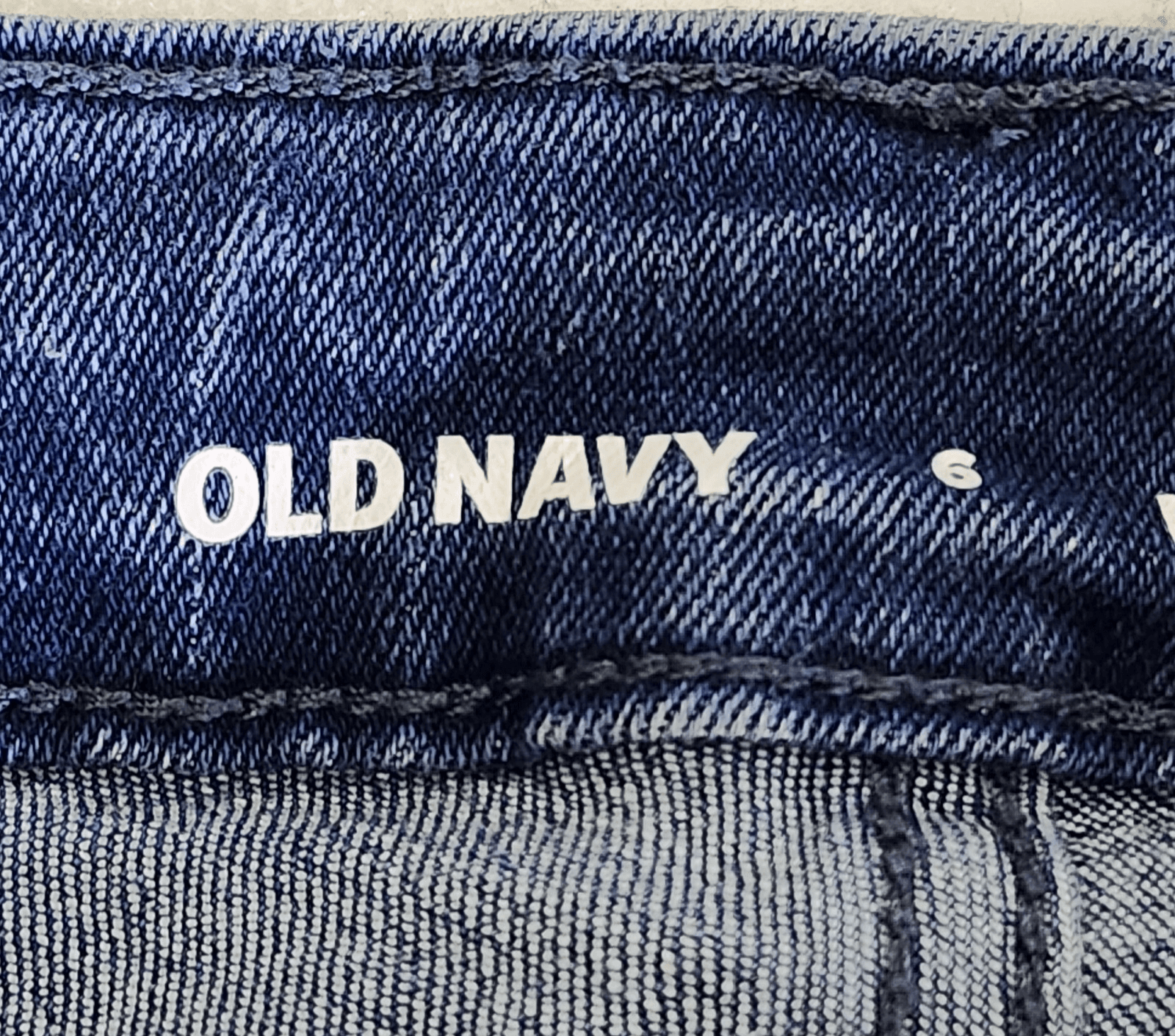 Old Navy Wow Flare Jeans Women's 6 Blue Denim High Rise Stretch - Thumbnail 7