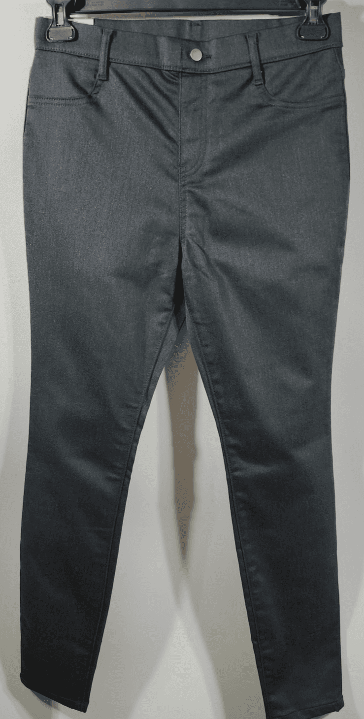 Time and Tru M High Rise Jeggings Gray Denim Skinny Jeans Stretch Work Casual - Thumbnail 5