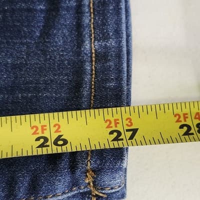 Liverpool Jeans Womens 8/29 Blue Denim The Ankle Skinny Pull On Pants Dark Wash - Thumbnail 3