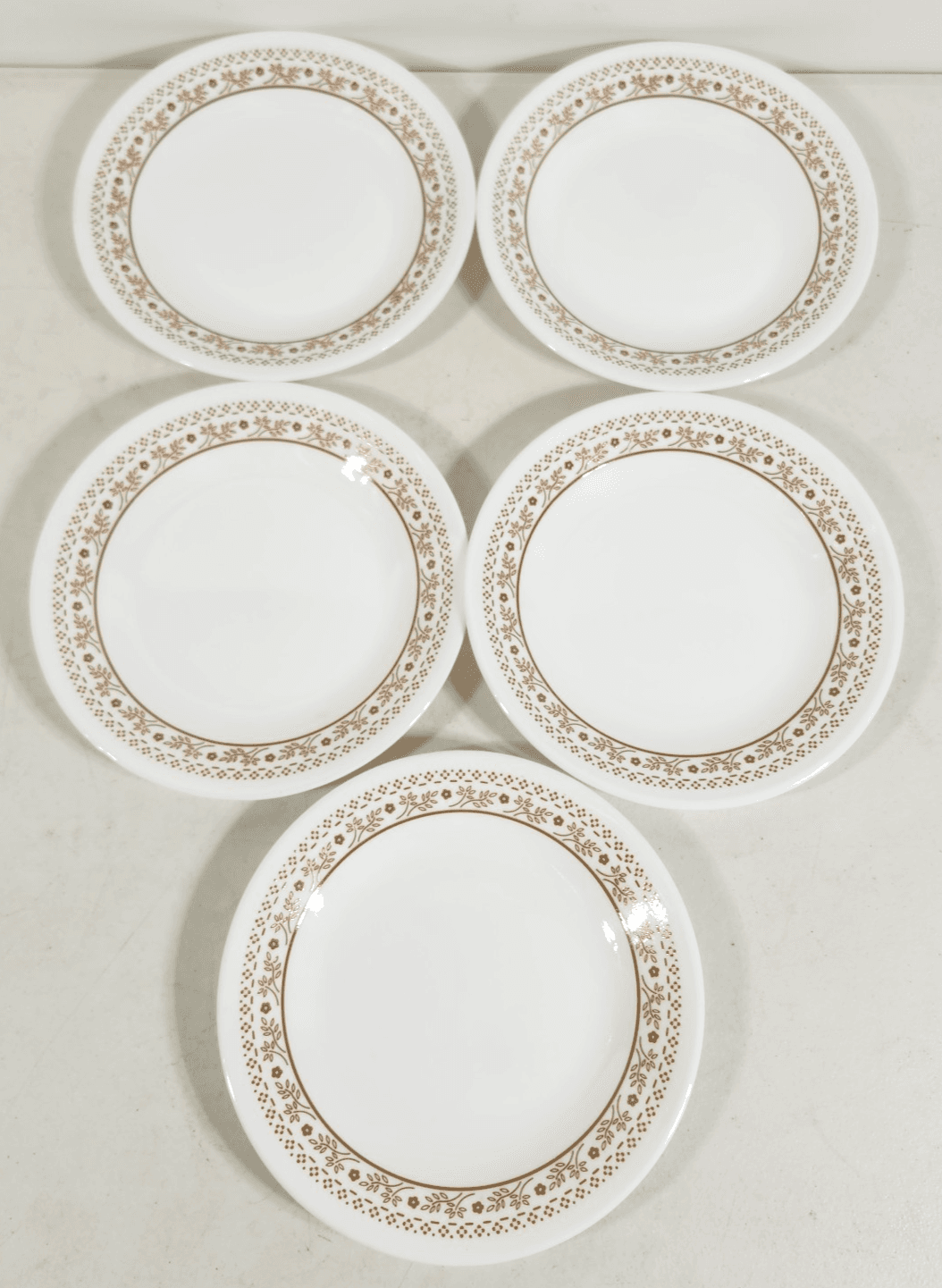 Corelle Summer Impressions Ginger Brown Plates 6.75" Set Of 5 - Thumbnail 2