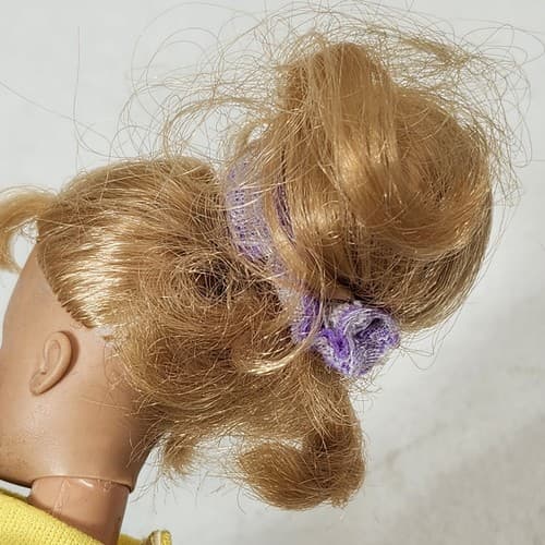 Vintage Twist & Turn Barbie Doll 1966 Mattel Blonde Hair Blue Eyes Kids Toy - Thumbnail 16