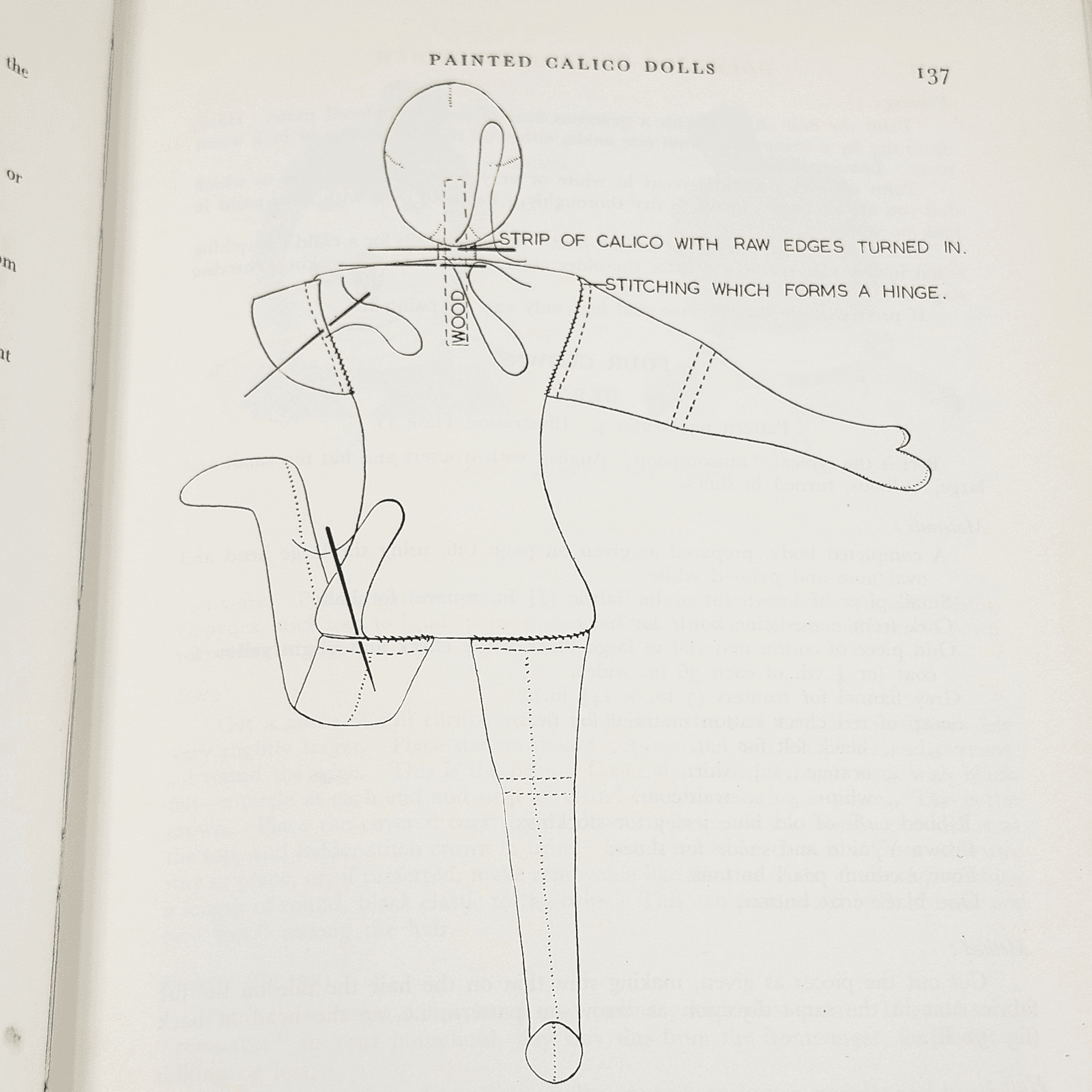 Vintage 1974 Dolls And How To Make Them By Margaret Hutchings HCDJ - Thumbnail 4