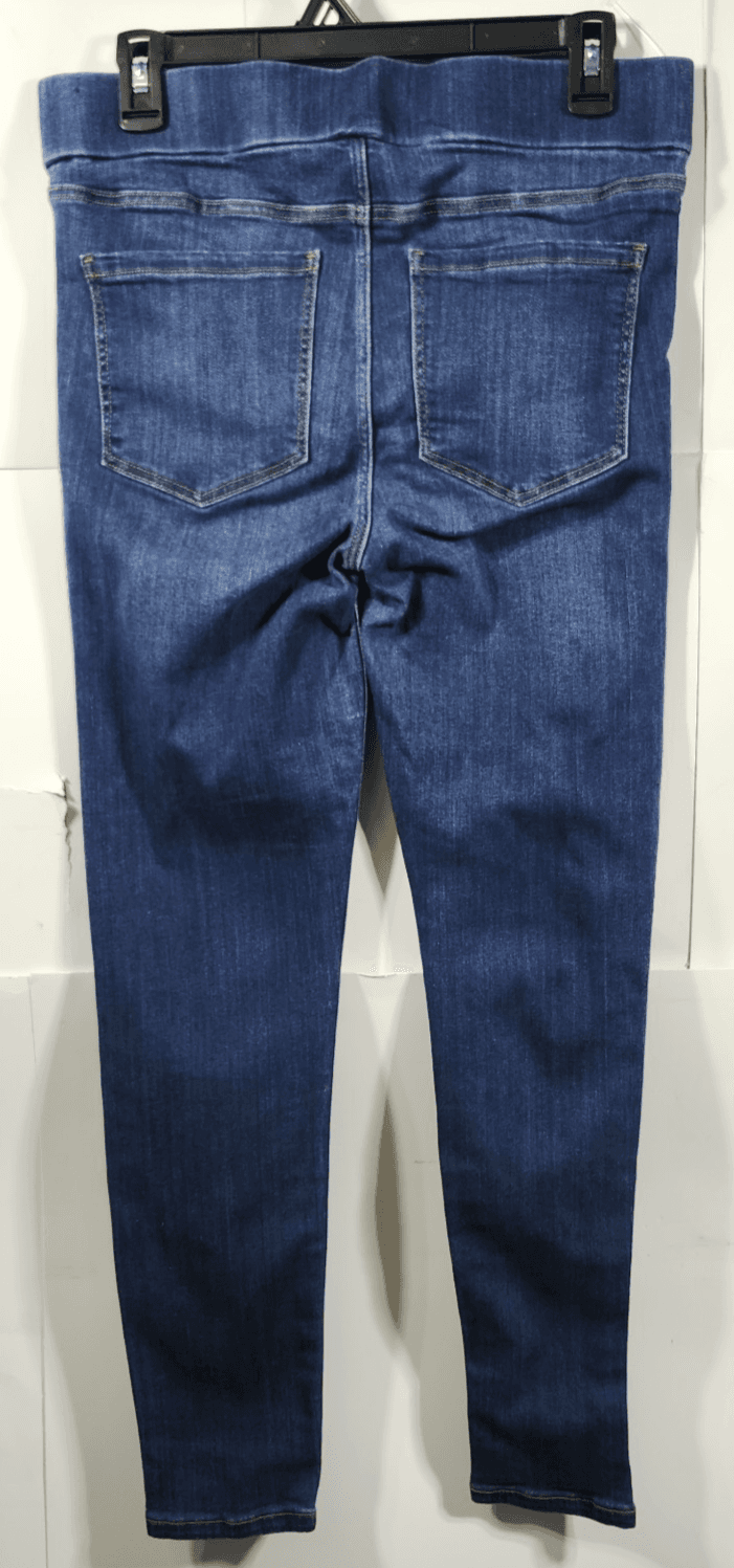 Liverpool Jeans Womens 8/29 Blue Denim The Ankle Skinny Pull On Pants Dark Wash - Thumbnail 4