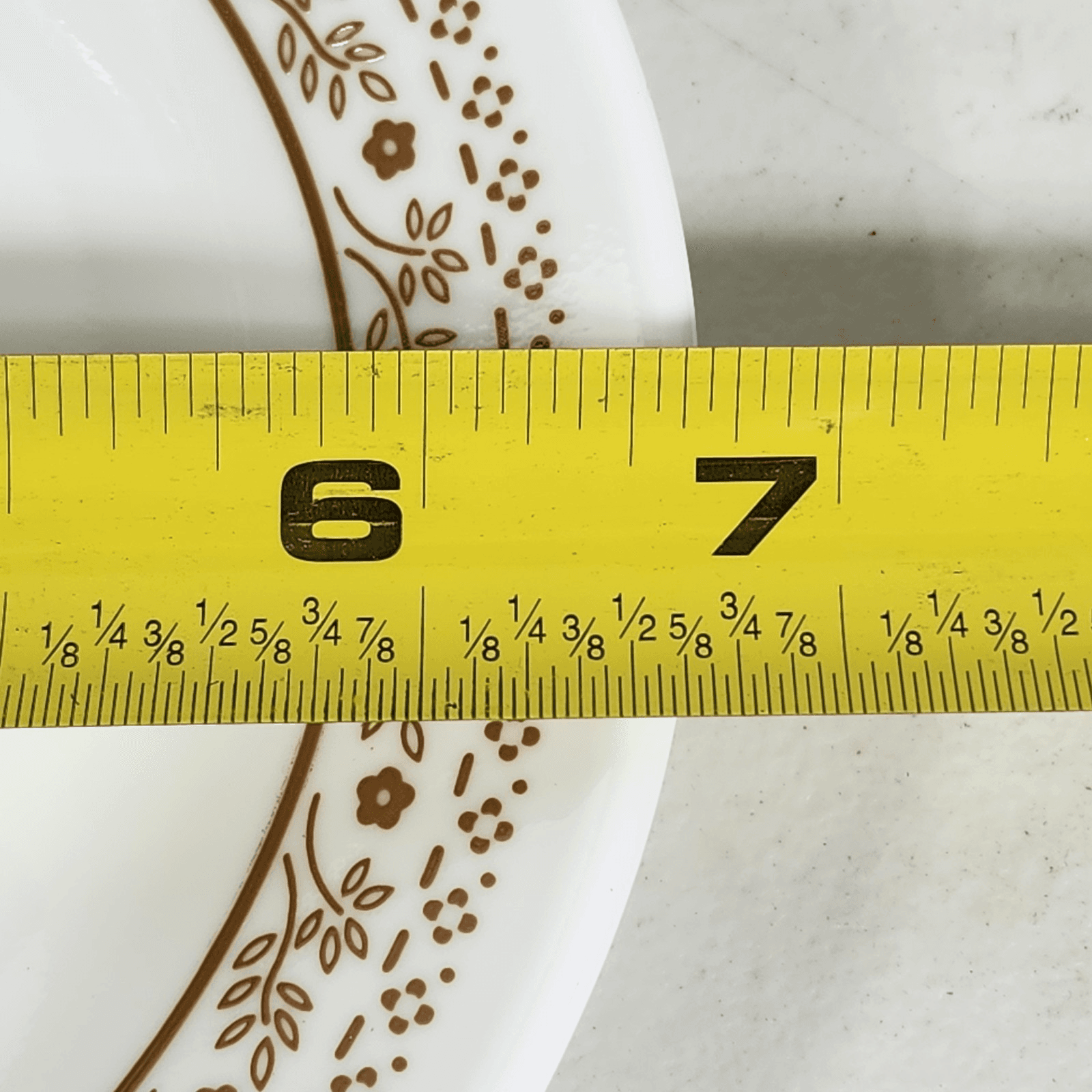 Corelle Summer Impressions Ginger Brown Plates 6.75" Set Of 5 - Thumbnail 4