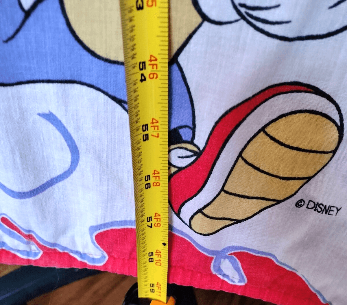 Vintage Disney Mickey Mouse & Pluto Blanket 41" X 60" Made In USA - Thumbnail 6