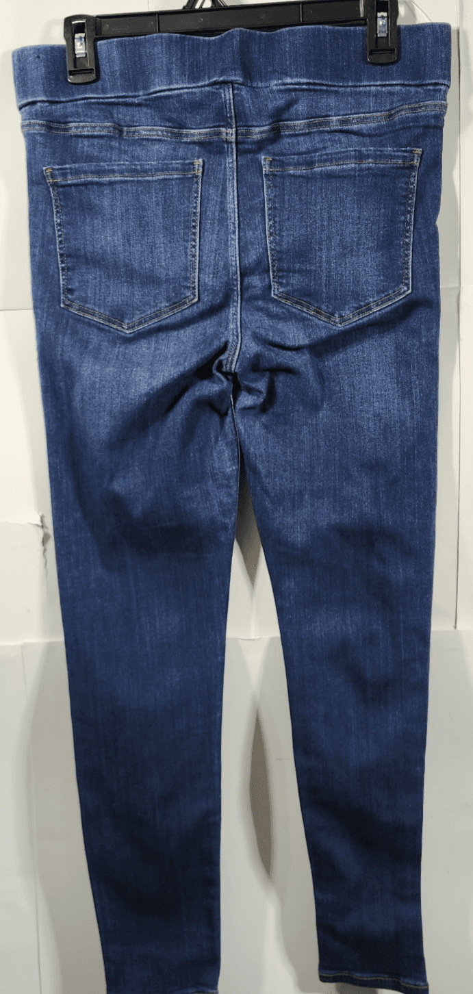 Liverpool Jeans Womens 8/29 Blue Denim The Ankle Skinny Pull On Pants Dark Wash - Thumbnail 6