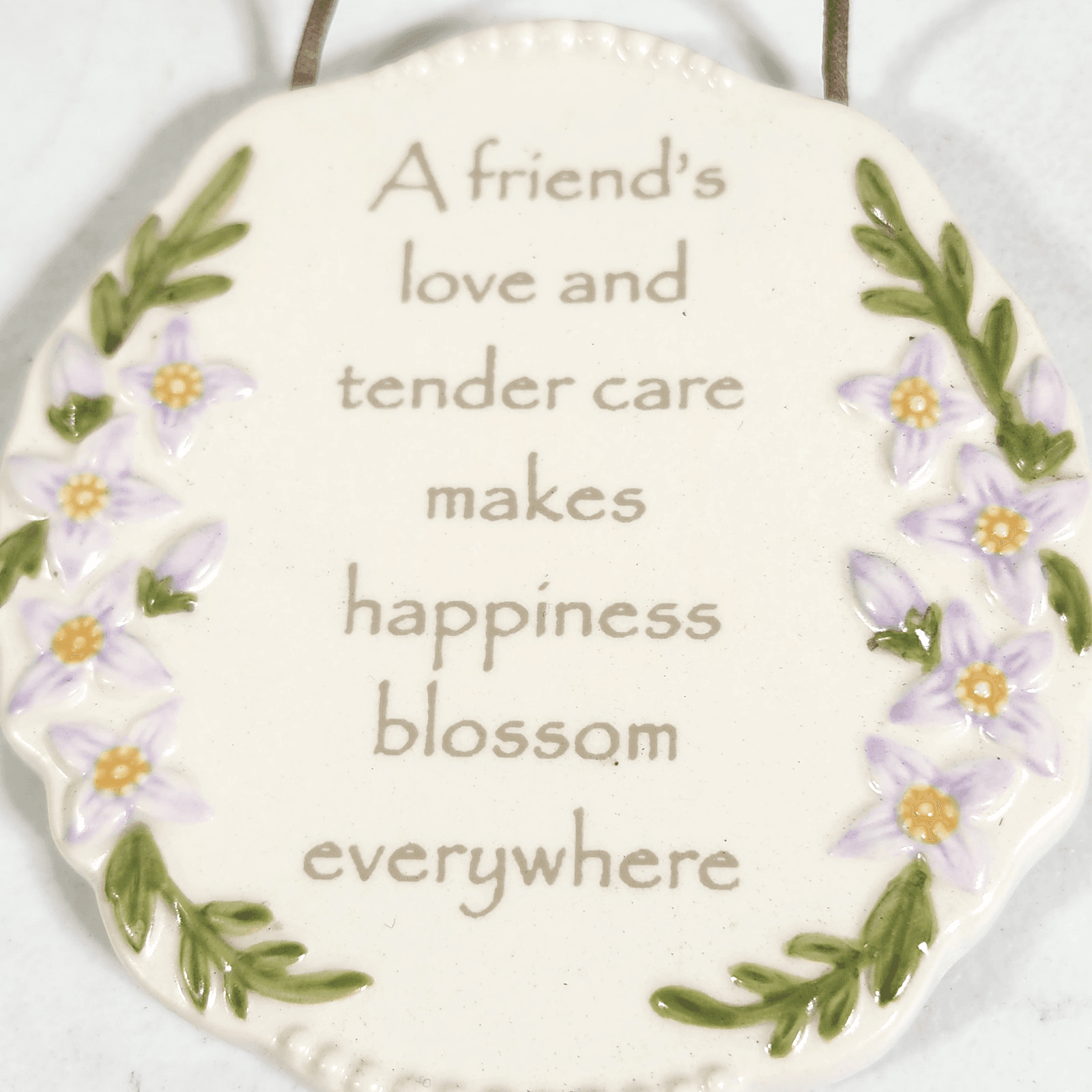 Dear Friends Plaque Wall Hanging Decoration Amscan 4" - Thumbnail 2