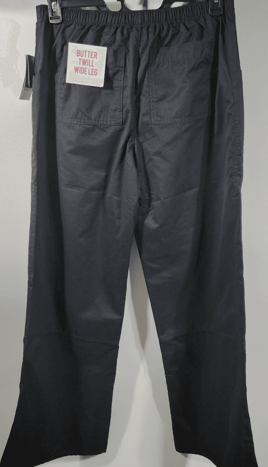 Celebrity Pink Butter Twill Wide Leg Pants Black Size Medium NEW - Thumbnail 10