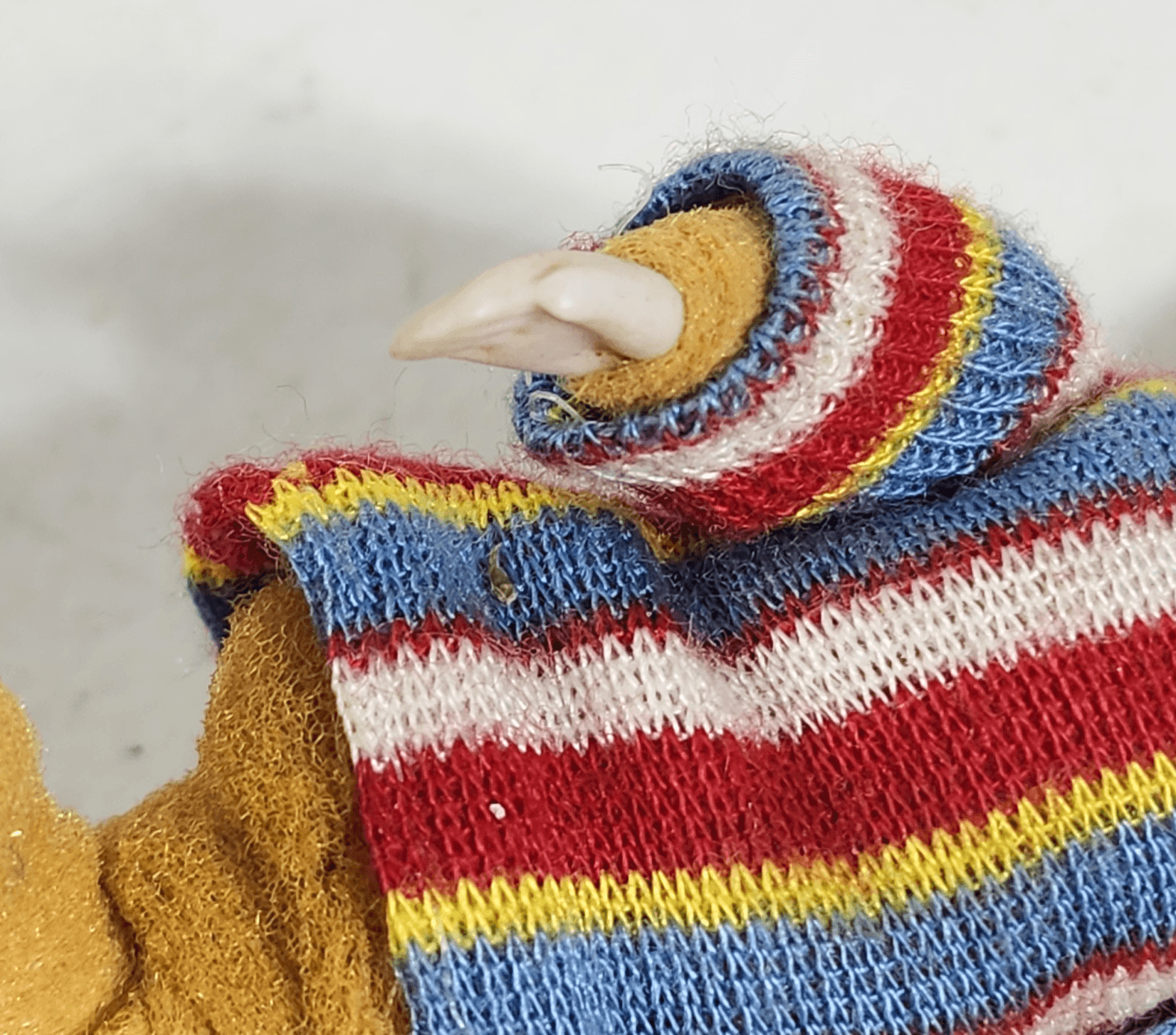 Vintage Dollhouse Erna Meyer Stockinette Boy Child Doll Germany 4" - Thumbnail 7