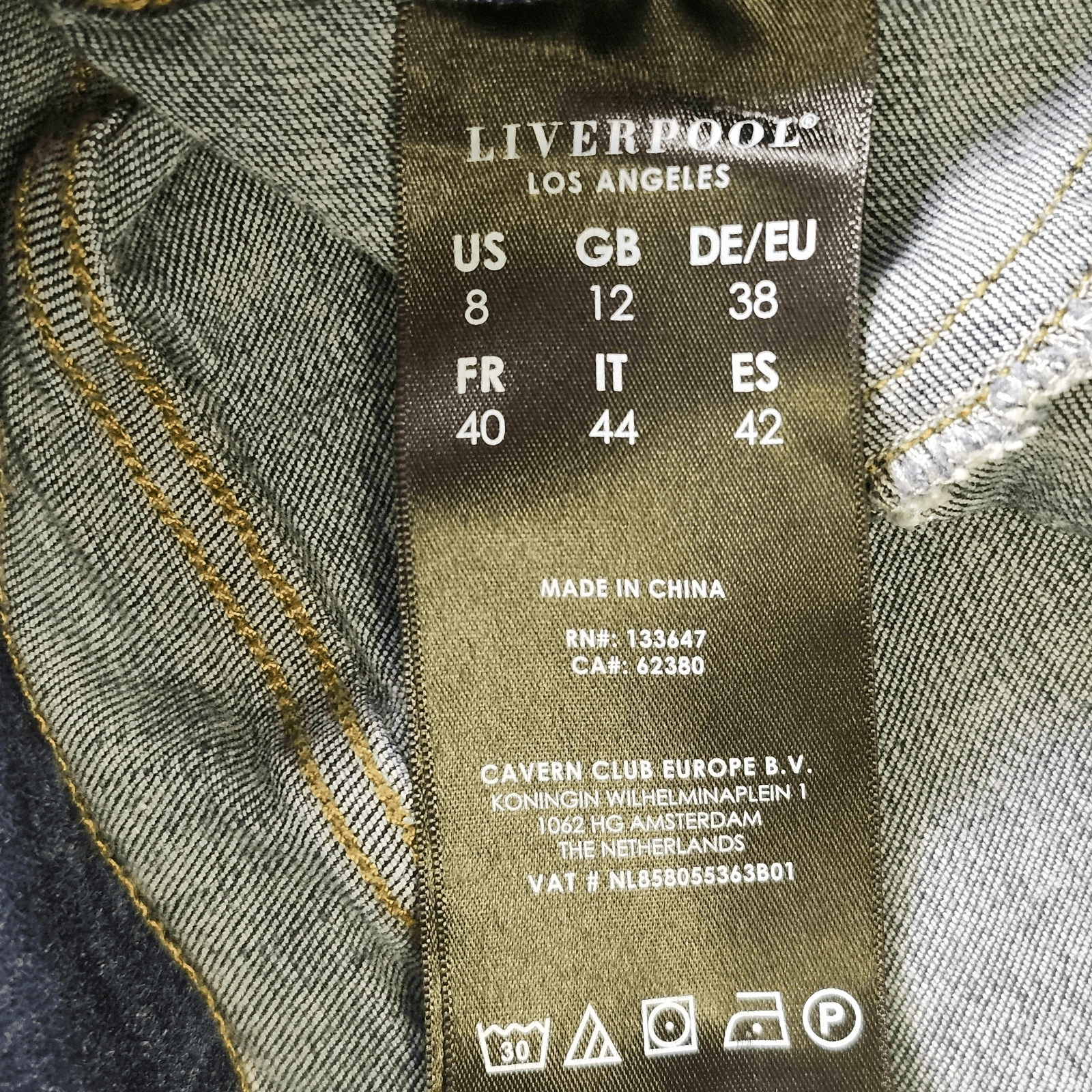Liverpool Jeans Womens 8/29 Blue Denim The Ankle Skinny Pull On Pants Dark Wash - Thumbnail 10
