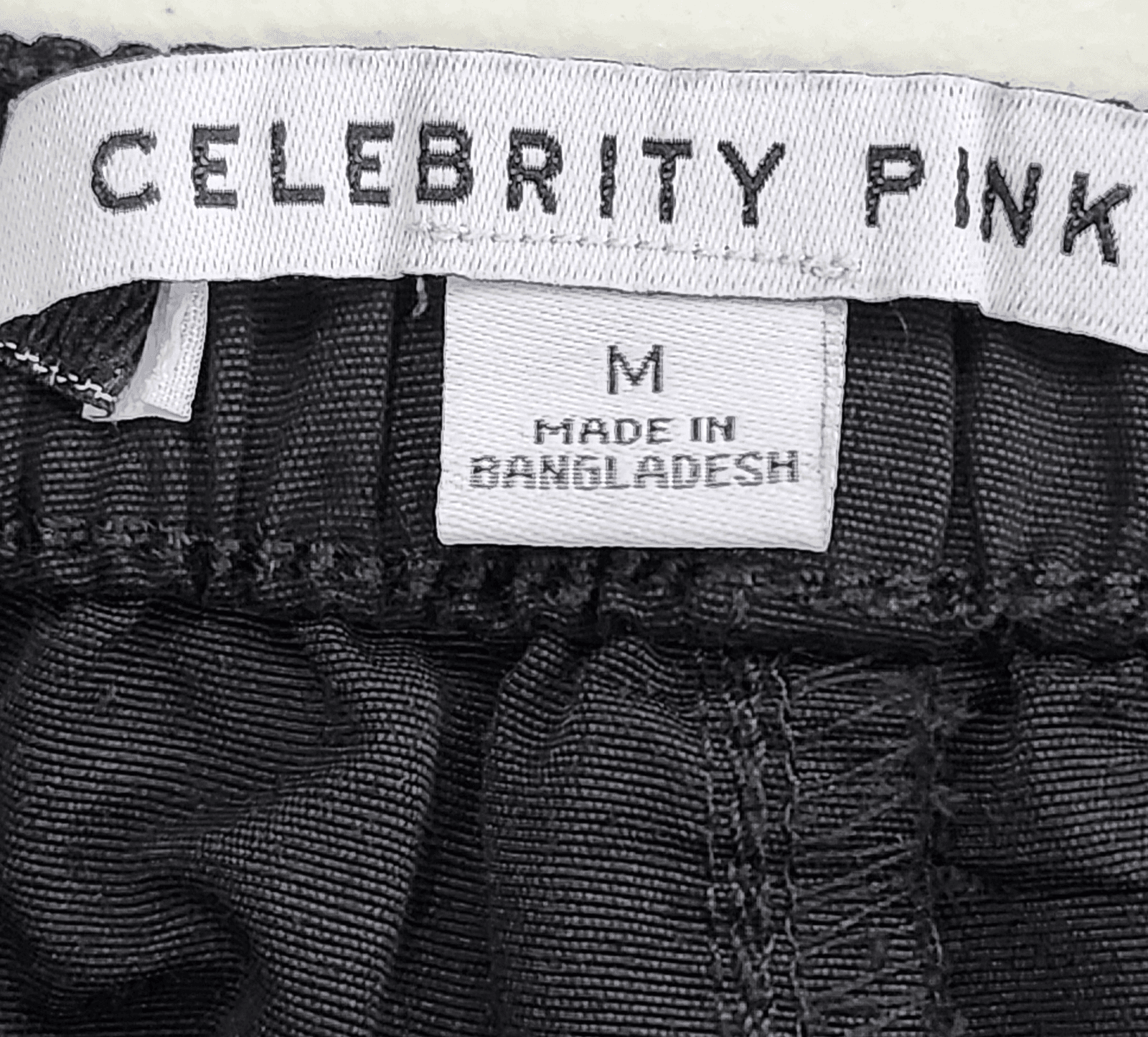 Celebrity Pink Butter Twill Wide Leg Pants Black Size Medium NEW - Thumbnail 6